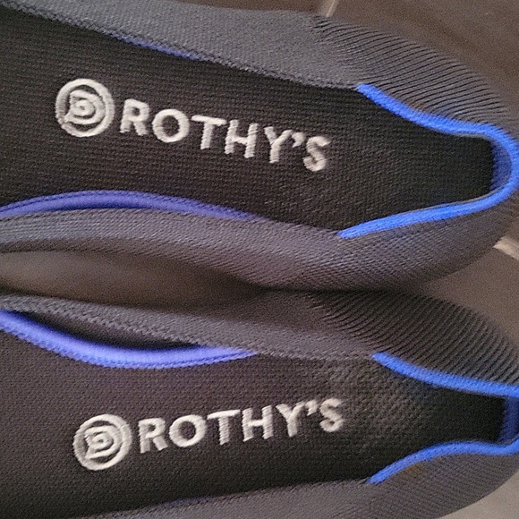 Rothy’s classic black round toes flats EUC size 9 - Picture 6 of 7